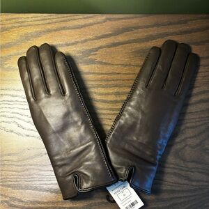 Overland Dark Brown Leather Gloves